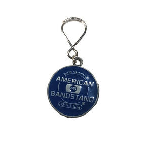 Dick Clarks American Bandstand Grill Vintage Collectable Keychain Blue Silver...
